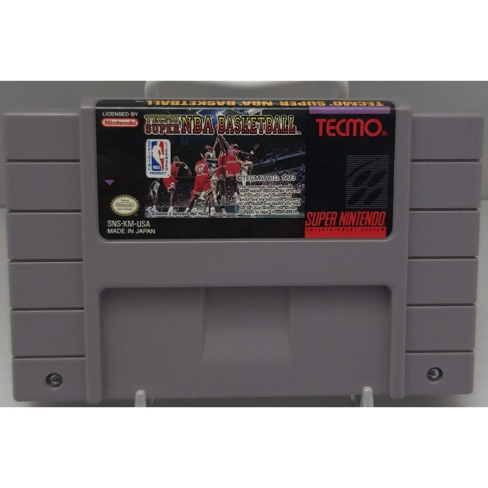 Tecmo Super NBA Basketball (Super Nintendo SNES 1993) Cartridge Only - Tested